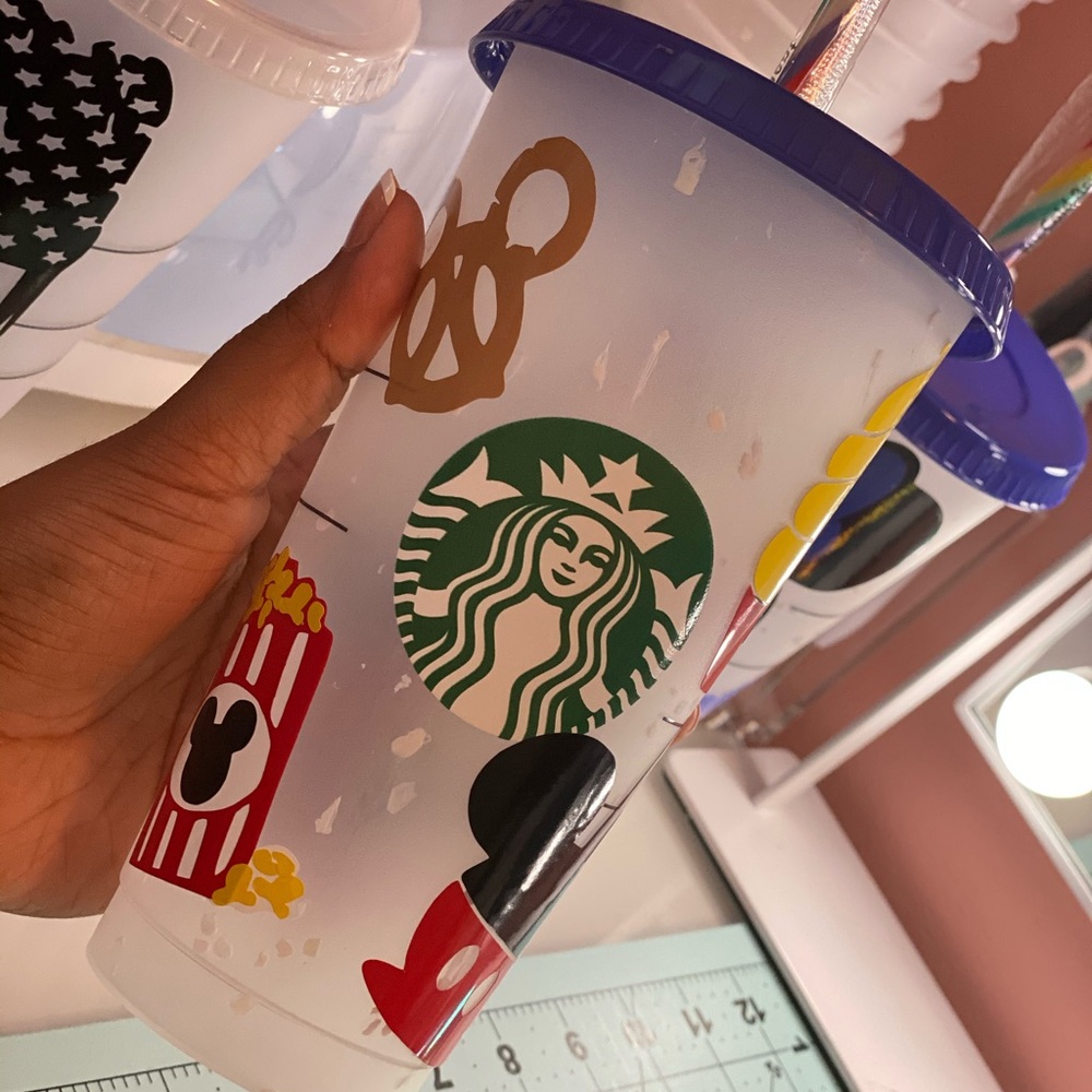 Starbucks confetti cup
